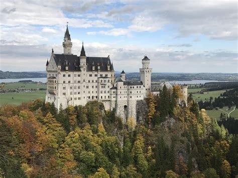 Neuschwanstein Castle In Schwangau Germany Tourist Heavy But Very