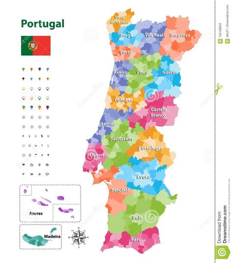 Visualizza altre idee su spagna, portogallo, carta da parati spiaggia. Regioni Portogallo Cartina Politica