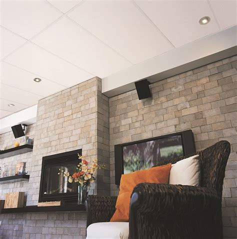 Faced and unfaced options shown. Installing a suspended ceiling | Basement ceiling ideas ...