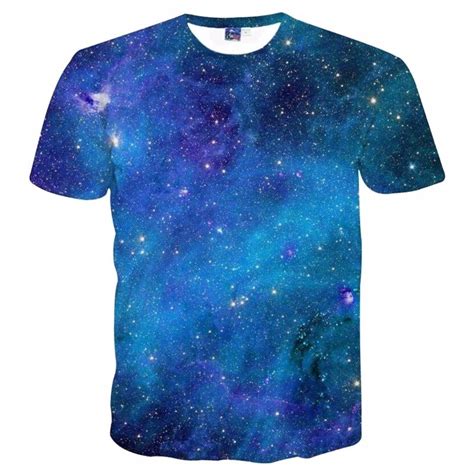 Space Galaxy T Shirt Menwomen 3d T Shirt Print Stars Sky Tshirts