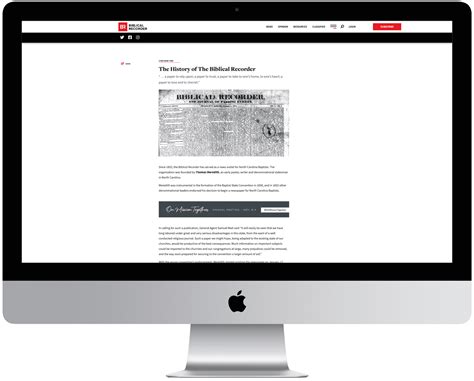 Biblical Recorder - Interactive Supply Company