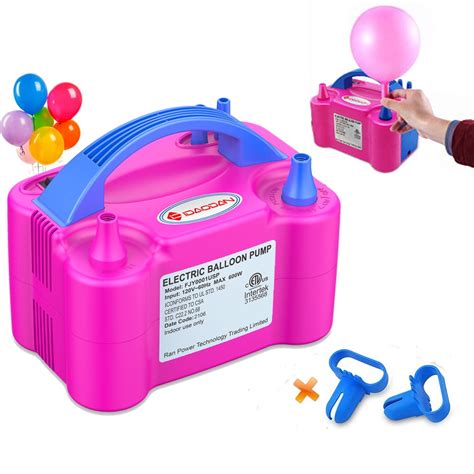 Electric Balloon Pump Etl Certification Easy To Carry Dual Nozzle
