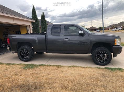 2011 Chevrolet Silverado 1500 With 20x10 19 Hardrock Gunner H705 And