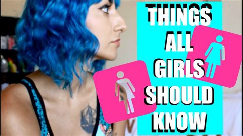 things all girls should know youtube