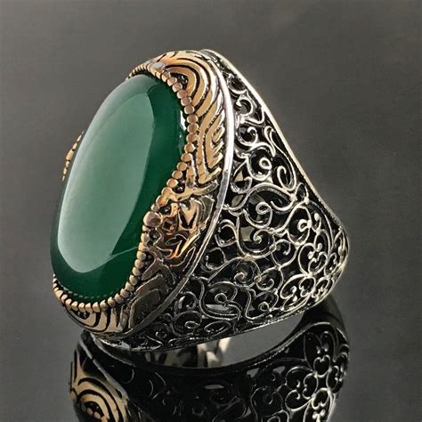 Jewellery And Watches Turkish Handmade Turquoise Stone 925 Sterling