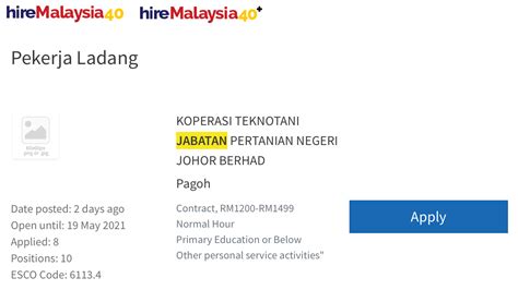 Check spelling or type a new query. Jawatan Kosong Di Jabatan Pertanian Negeri Johor - TCER.MY