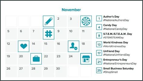 Hashtag Holiday Calendar Insightshow To Use