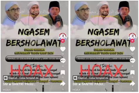 Edaran Jadwal Kolaborasi Gus Iqdam Dengan Habib Syech Dan Habib Ali