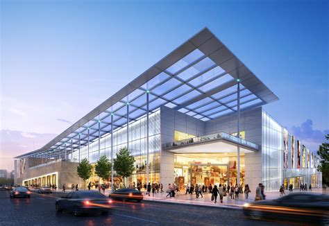 Shopping Center Modern Shopping Mall Exterior Design
