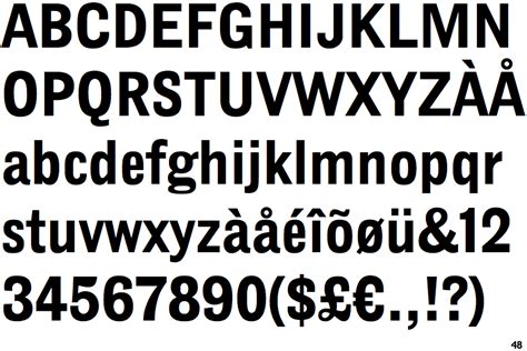 Identifont Grotesque Display Bold Condensed