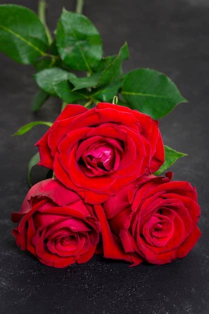 Free Photo Close Up Pretty Bunch Of Red Roses