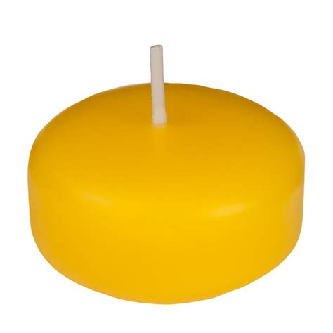 2 Inch Yellow Floating Candles