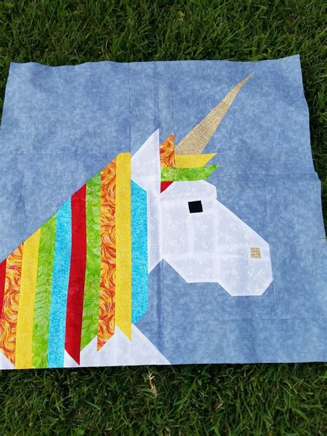 Lisa The Unicorn Quilt Top Unicorn Quilt Wall Hanging Kids Rugs