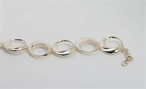 Silver Circles Bracelet Coppins