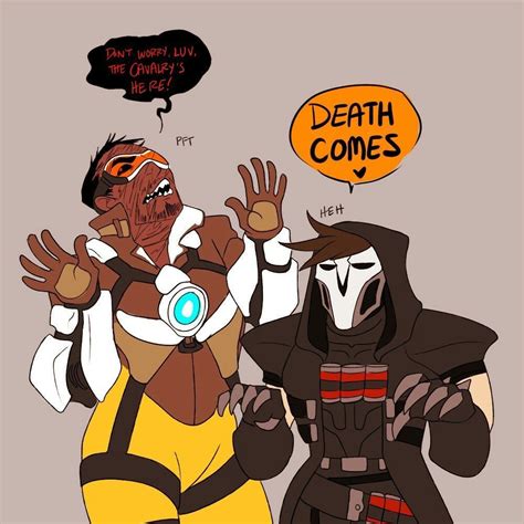 outfit swap tracer reaper overwatch funny overwatch overwatch funny comic
