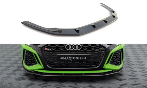 Maxton Design Carbon Fiber Front Splitter Audi Rs3 8y Royal Body Kits