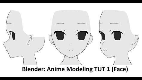 Timelapse Blender 273 Anime Modeling 1 Face Youtube