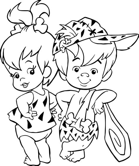 Pebbles Coloring Pages At Getdrawings Free Download
