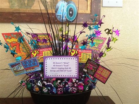 Think of the person you are buying for and get creative! 40th Birthday Gift Ideas Wife | 40th Birthday party Las ...
