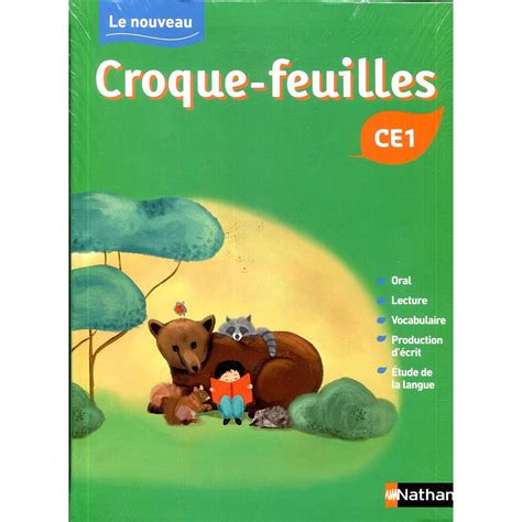 CE LE NOUVEAU CROQUE FEUILLES PACK MANUEL ELEVE MEMO CAHIER D ACTIVITES FEUILLES