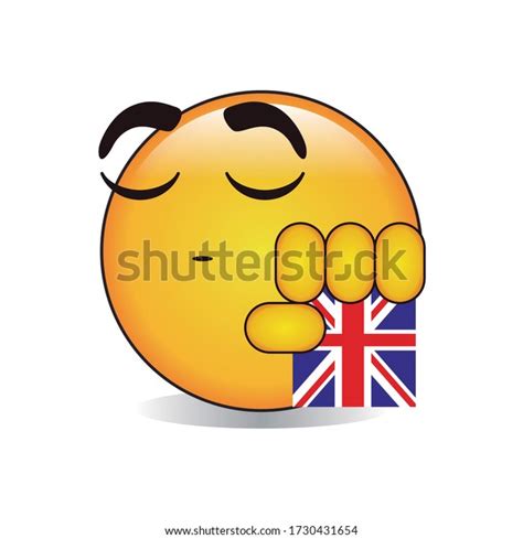 Proud British Emoji Isolated Vector Stock Vector Royalty Free 1730431654