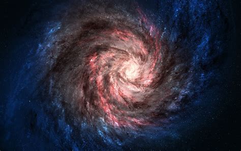 Digital Art Space Universe Stars Nebula Black Holes Spiral