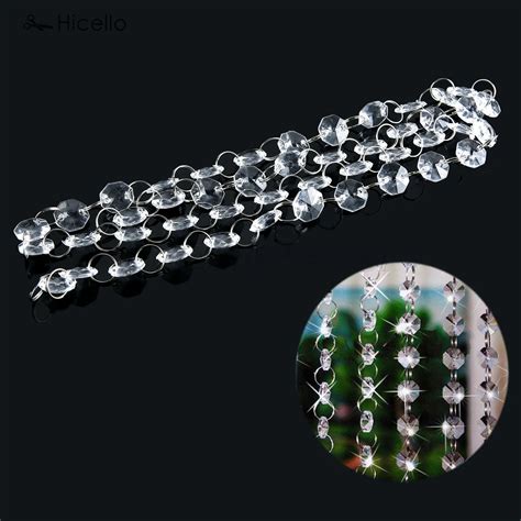 10m5m Acrylic Crystal Bead Garland Strand Chain Hanging Diamond