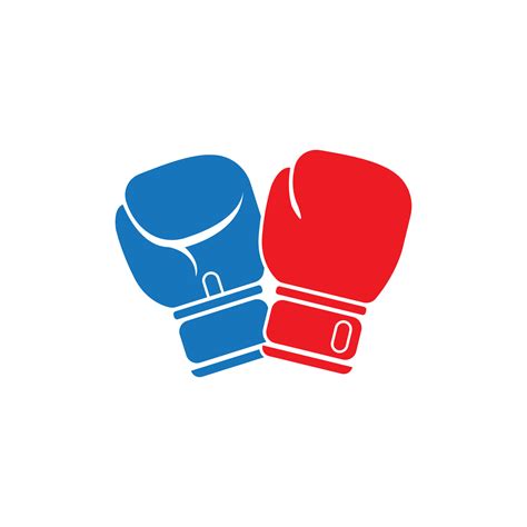 Boxing Gloves Logo Vector Icon Illustration 15158783 Vector Art At Vecteezy