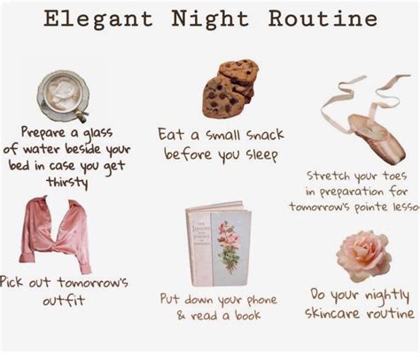 Pin By Eva On Moodboards Who I Want To Be Night Routine Etiquette