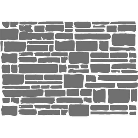 Stamperia Texture Brick Wall Stencil Brick Wall Stencil Stencils