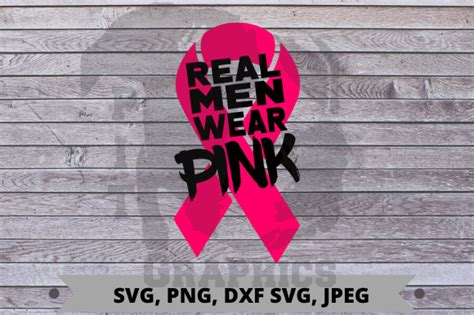 Real Men Wear Pink Graphic By Rachel Jackson · Creative Fabrica