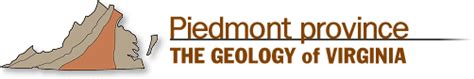 Piedmont Province The Geology Of Virginia