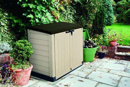 Keter Store It Out Max Plastic Outdoor Garden Storage Shed Beige And Brown House And Garden