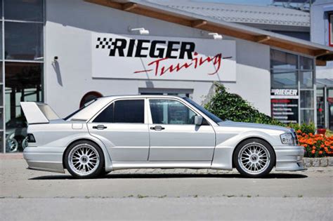 Mercedes 190 Tuning Rieger Evo Iii Bodykit Autobildde