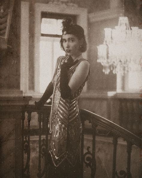 1920s Flapper Girl The Great Gatsby Aesthetic In 2022 1920s Glamour