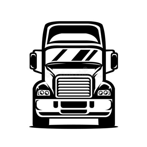 Semi Truck Front Clip Art