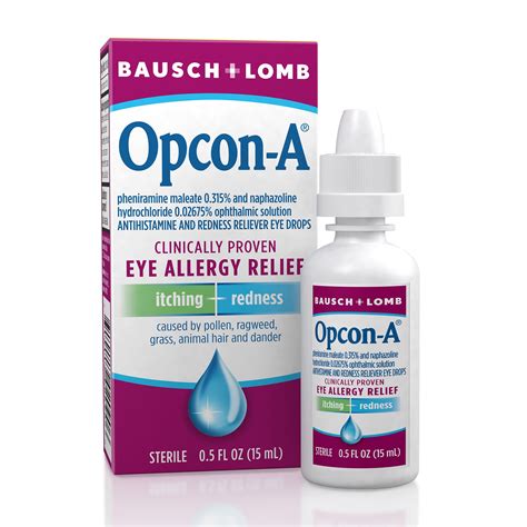 Opcon A® Eye Allergy Relief Dropsantihistamine And Redness Reliever