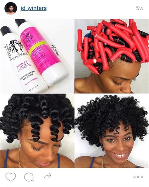 14 Defined And Undefined Roller Sets On 4c Hair Natural Hair Transitioning Roller Set Natural