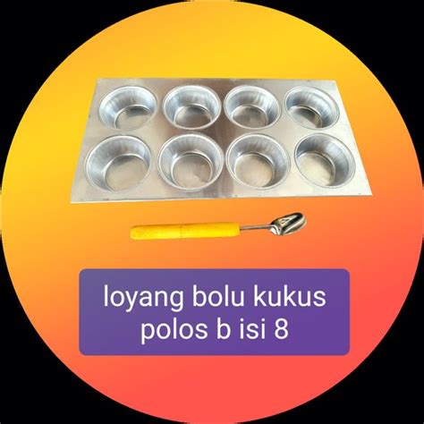 Jual Cetakan Loyang Bolu Kukus Polos B Isi 8 Dan Sutil Mini Di Lapak