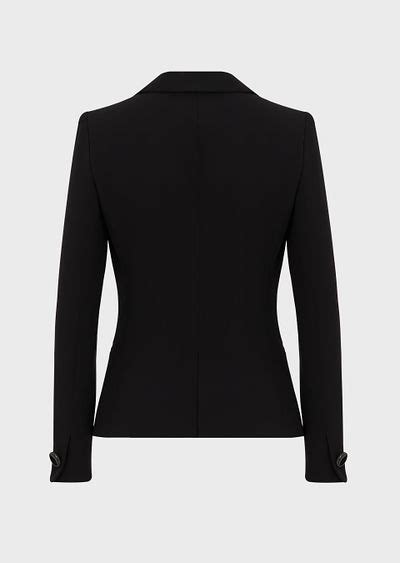 Mulberry Silk Single Breasted Jacket Giorgio Armani Woman