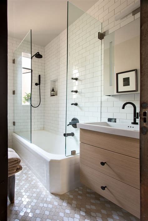 Decorate your classic space with this beloved rectangular tile using neutral colors in white, black, blue or grey for a simply beautiful and versatile space, or choose from. Black and Beige Bathroom Elegant Bathroom Make Over Matte ...