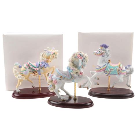 Lenox Carousel Horse Porcelain Figurines Late 20th Century Ebth