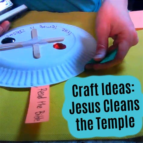 Jesus Cleans The Temple Bible Craft Ideas From John 213 22