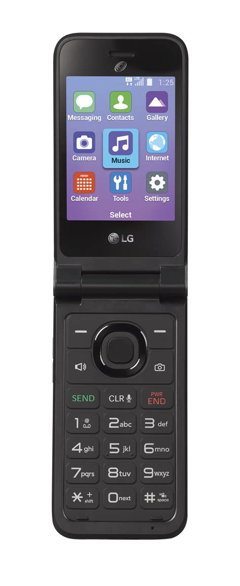 Tracfone Wireless Lg Classic Flip 8gb Black Prepaid Phone Walmart