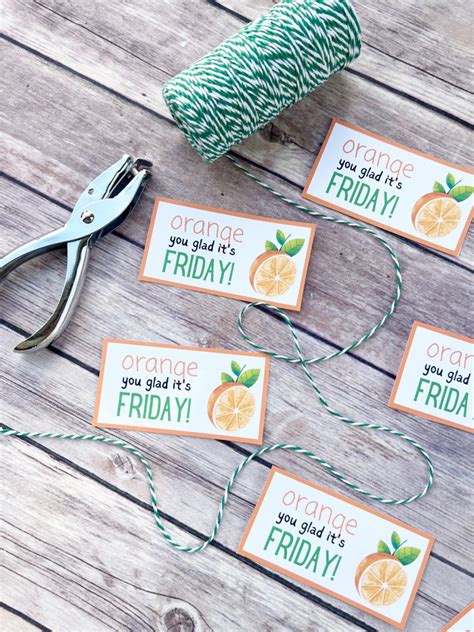 Orange You Glad Its Friday Free Printable Leah With Love