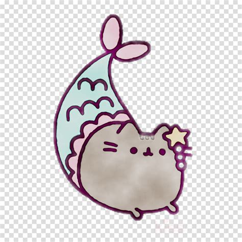 Pusheen Mermaid Coloring Pages Fro Kids Coloring And Drawing