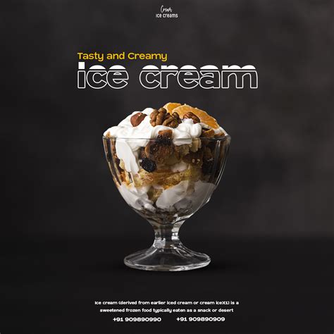 Ice Cream Social Media Post PSD Templates FreedownloadPSD Com