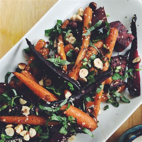 Roasted Carrot And Beetroot Salad With Tahini Dressing — Naturo Medico