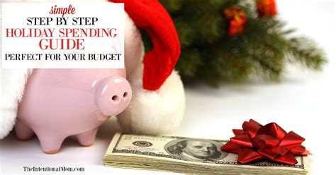 Simple Step By Step Holiday Spending Guide Perfect For Your Budget