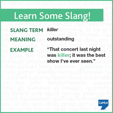This next slang term might surprise you—it has a totally different ...